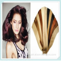 2014 Top quality 100% remy indian human hair wev weave Brazilian hair , remy human wave hair weft golden/ brown/black color